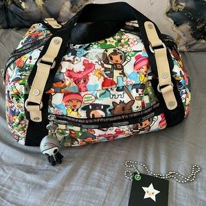 Tokidoki X LeSportsac Holiday/Winter Duffle/Shoulder Bag